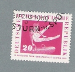 Stamps Germany -  Deutches Turn und Sportfest  1959