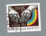 Sellos de Europa - Alemania -  Welt Braille Jahr 1975