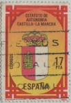 Sellos de Europa - Espa�a -  Estatutos de autonomia-Castilla-La Mancha-1984