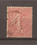 Stamps Europe - France -  Sembradora sobre fondo lineado.
