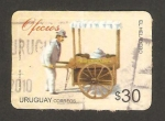 Sellos de America - Uruguay -  el heladero
