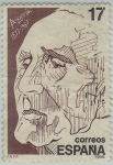 Stamps Spain -  Personajes-Azorin-1986