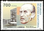 Stamps Equatorial Guinea -  75 aniversario de la Bauhaus - arquitecto Walter Gropius
