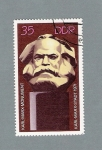 Stamps Germany -  Karl Marx