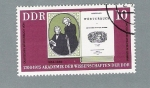 Stamps Germany -  Akademie der Wissenschaften der DDR