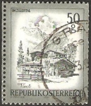 Stamps : Europe : Austria :  vista de zillertal