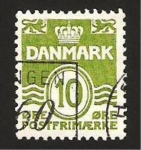 Stamps Denmark -  cifra