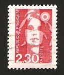 Stamps : Europe : France :  2614 - Marianne el bicentenario