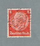 Stamps : Europe : Germany :  Presidente Hinderburg (repetido)