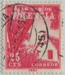 Stamps Spain -  sello recargo-3-VALENCIA(Plan sur)-Barraca valenciana-1964