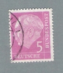 Stamps Germany -  Presidente Theodor Heuss