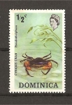Sellos de America - Dominica -  
