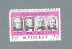 Stamps United States -  Presidentes de EEUU