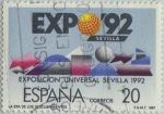 Stamps Spain -  Expo universal de sevilla-1987