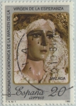 Stamps Spain -  coronacion canonica de la imagen de la Virgen de la Esperanza-Malaga-1988
