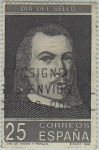 Stamps Spain -  dia del sello-Juan de Tassi y Peralta-1991