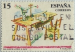Stamps Spain -  Centenarios-San Juan de la Cruz-1991