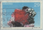 Stamps Spain -  Minerales de españa-Cinabrio-1994