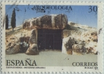 Sellos de Europa - Espa�a -  Arqueología-Cueva de Menga(Antequera-Malaga)-1995