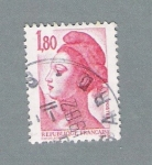Stamps France -  La Liberté de Gandón