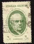 Stamps Argentina -  Domingo F Sarmiento