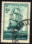 Stamps Argentina -  Fragata Presiente Sarmiento