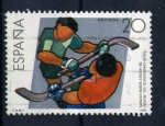 Stamps Spain -  XXVIII campeonato mundial hockey patines