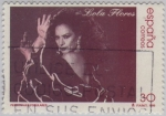 Stamps Spain -  personajes populares-Lola flores-1996