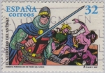 Stamps Spain -  Comics-El guerrero del antifaz-1997