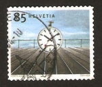 Stamps Switzerland -  1787 - Un reloj