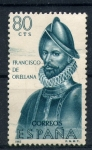 Stamps Spain -  Francisco de Orellana