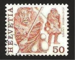 Stamps : Europe : Switzerland :  achetringele laupen