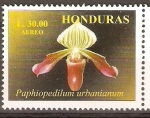Stamps Honduras -  PAPHIPEDILUM  URBANIANUM