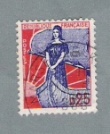 Stamps France -  La Marianne Ã  la nef