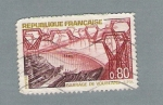 Stamps : Europe : France :  Barrage de Vouglans Jura