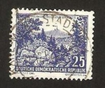 Stamps Germany -  vista de oberharz