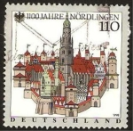 Sellos de Europa - Alemania -  1100 anivº de la villa de nordlingen