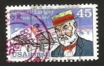 Stamps United States -  Samuel P. Langley, pionero de la aviación