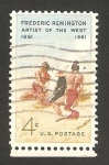 Stamps United States -  frederic remington, escritor, dibujante