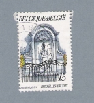 Stamps Belgium -  Fuente de Bruselas
