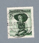 Stamps Austria -  Trajes típicos Tirol