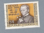 Stamps Austria -  Mendel 1822-1884