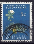 Sellos del Mundo : Africa : Sudfrica : Árbol y flor del Baobab.