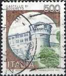 Stamps : Europe : Italy :  Castillos de Italia.  Rovereto.
