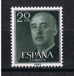 Stamps Spain -  Edifil  1145   General Franco  