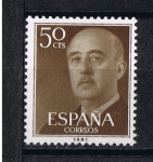 Sellos de Europa - Espa�a -  Edifil  1149   General Franco  