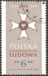 Stamps Poland -  cruz militar
