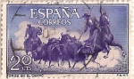 Stamps : Europe : Spain :  1255, TOros en el campo