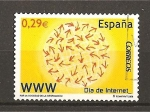 Stamps Spain -  Dia de Internet.