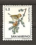 Stamps San Marino -  Pajaros.